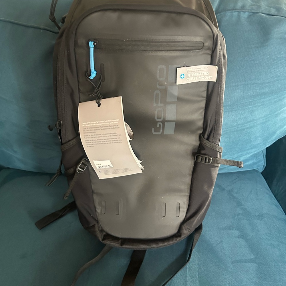 GoPro Black Camera Backpack with Integrated Chest Mount